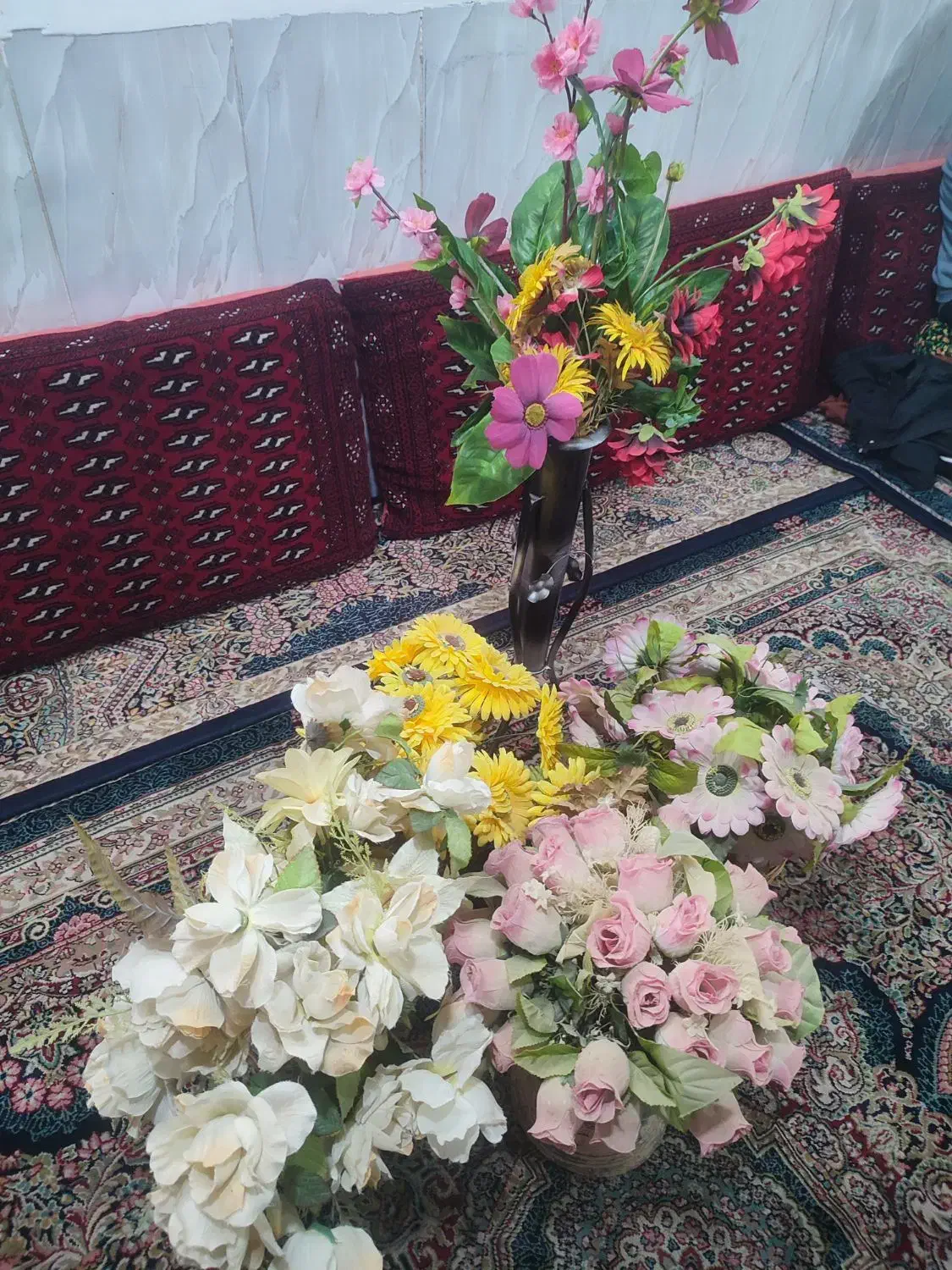 گلهاتمیزوسالم|گل مصنوعی|سبزوار, زینبیه|دیوار