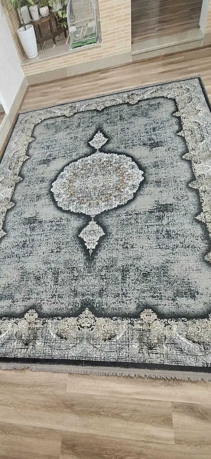 فرش ۹متری طرح پتینه رنگ طوسی ۱۲۰۰ شانه ۳۰۰۰|فرش|شیراز, شهرک فرهنگیان|دیوار