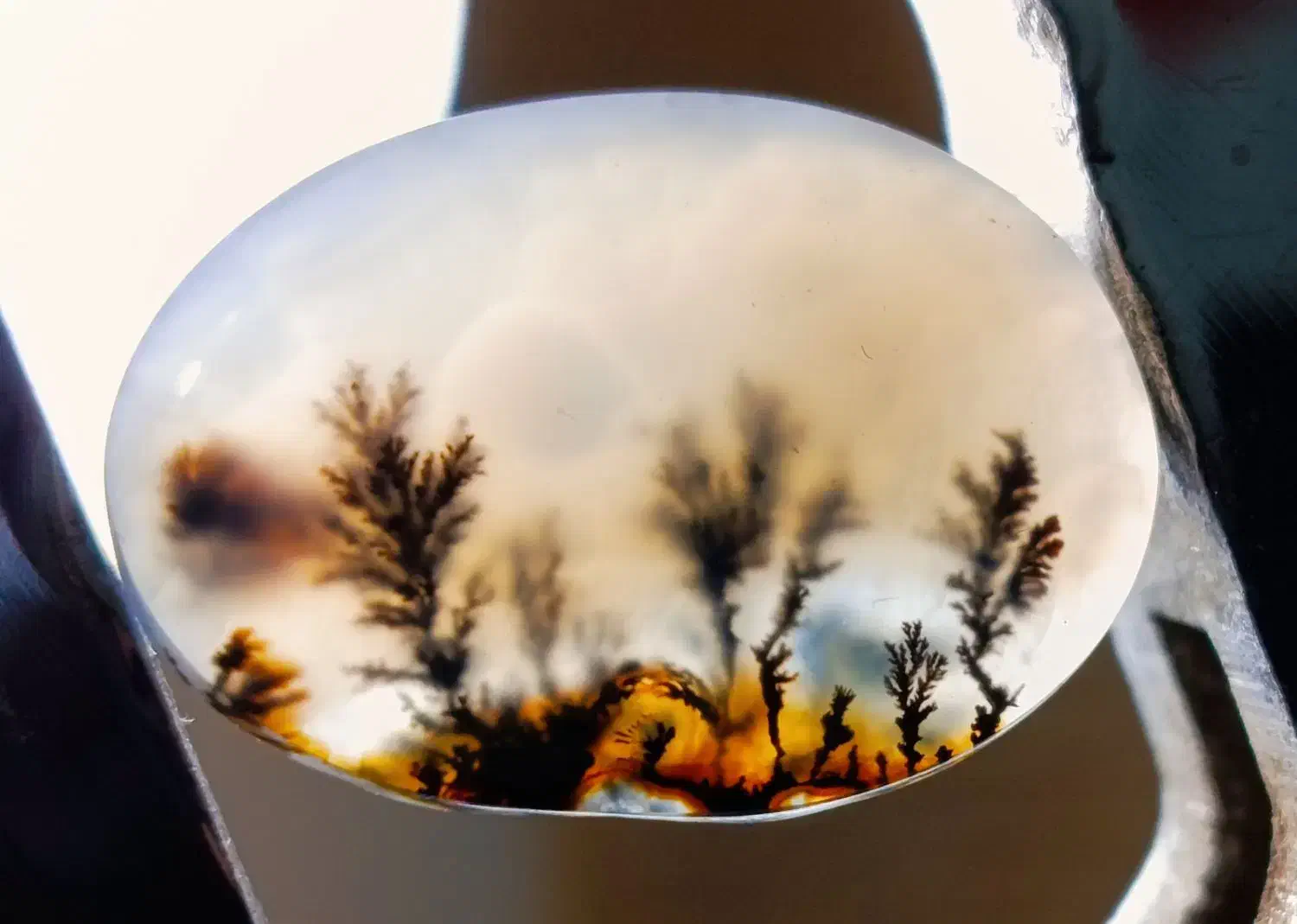 نگین عقیق شجر|جواهرات|قم, هنرستان|دیوار