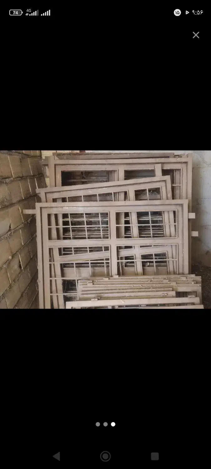 در و پنجره آهنی ساختمان مسکونی|مصالح و تجهیزات ساختمان|کاشان, شاهد|دیوار