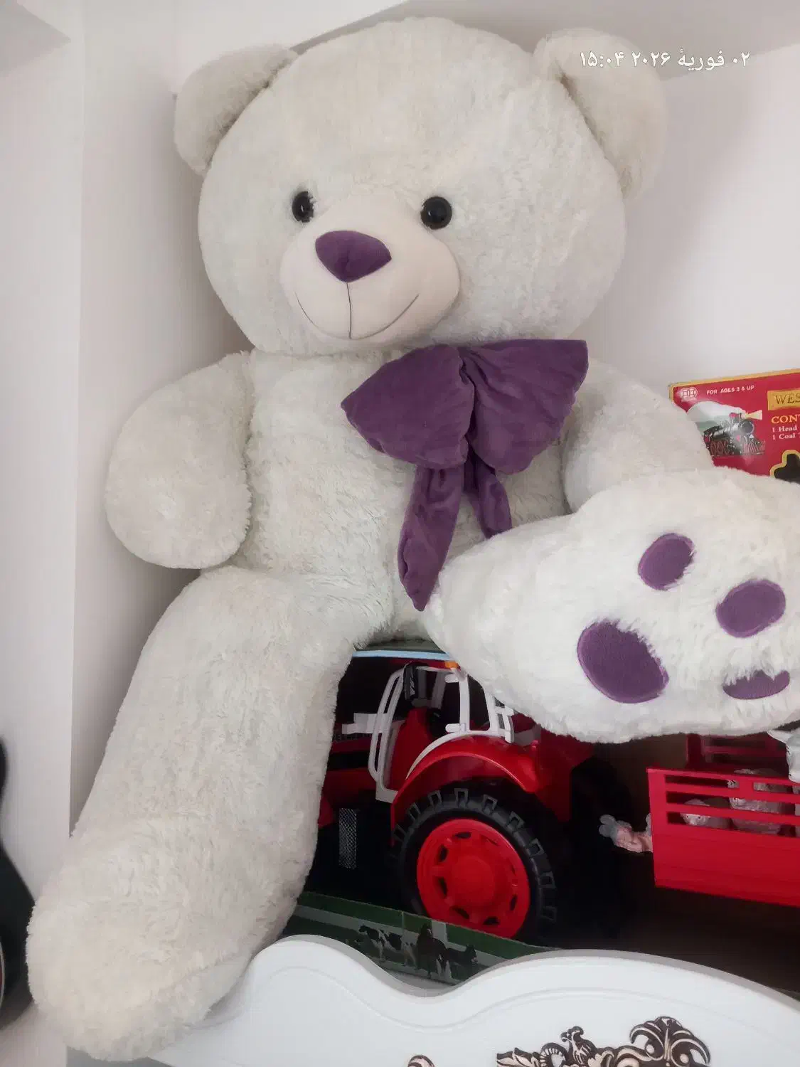 خرس ۱ متری زیبا|اسباب‌بازی بچه|ساوه, |دیوار