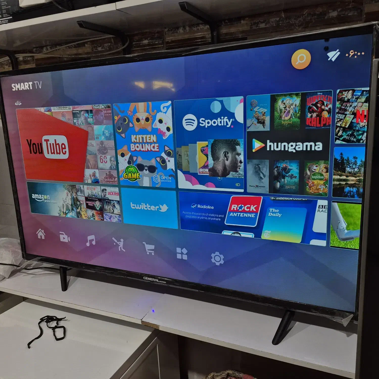 تلویزیون جنرال ۵۵ اینچ|تلویزیون و پروژکتور|مهاباد (آذربایجان غربی), |دیوار