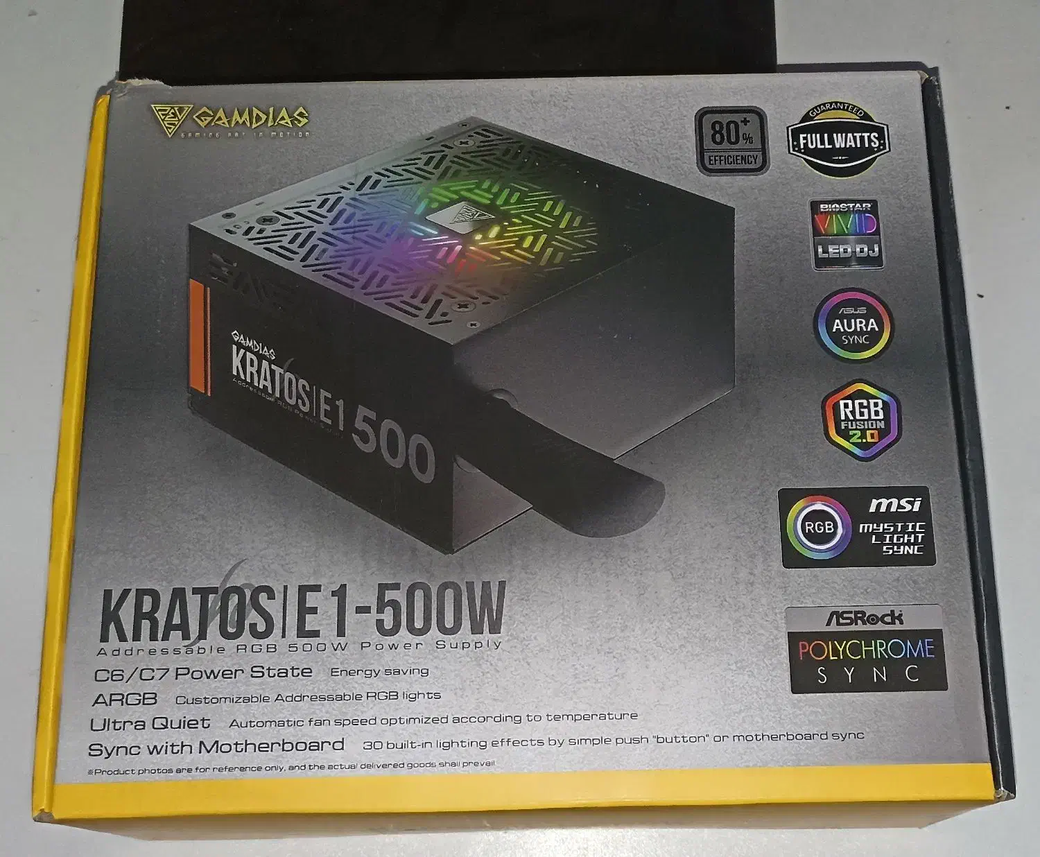 پاور آکبند GAMDIAS Kratos 500 وات|قطعات و لوازم جانبی رایانه|فردیس, منظریه|دیوار