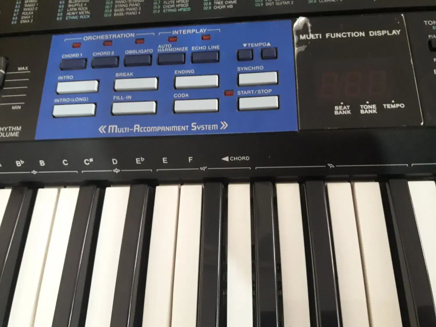 ارگ کاسیوCT 470درحدنو فوق تمیز|پیانو، کیبورد، آکاردئون|تبریز, |دیوار