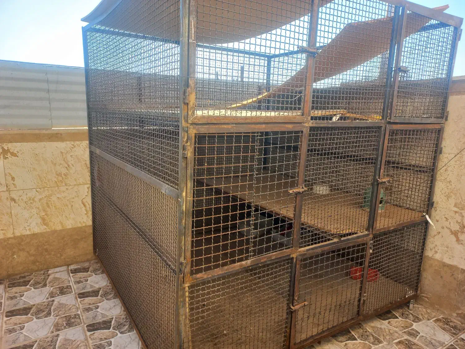 قفس فلزی کبوتر|لوازم جانبی حیوانات|آران و بیدگل, |دیوار