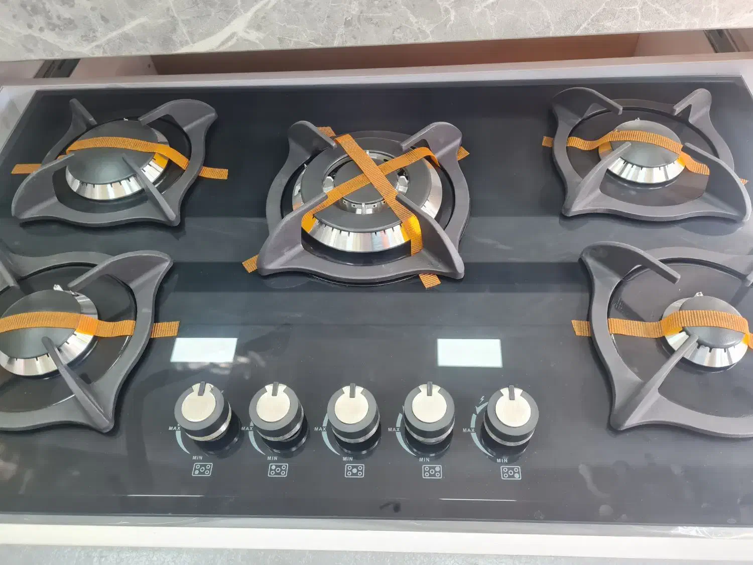 گاز استیل گاز شیشه صفحه ای و هود مخفی|اجاق گاز و لوازم برقی پختوپز|شاهینشهر, عطار|دیوار