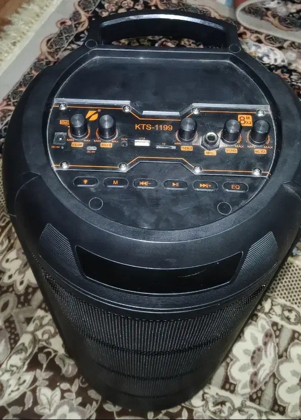 اسپیکر باند شارژی kts-1199 با چند رنگ چراغ|پخش‌کننده همراه|تهران, خزانه|دیوار