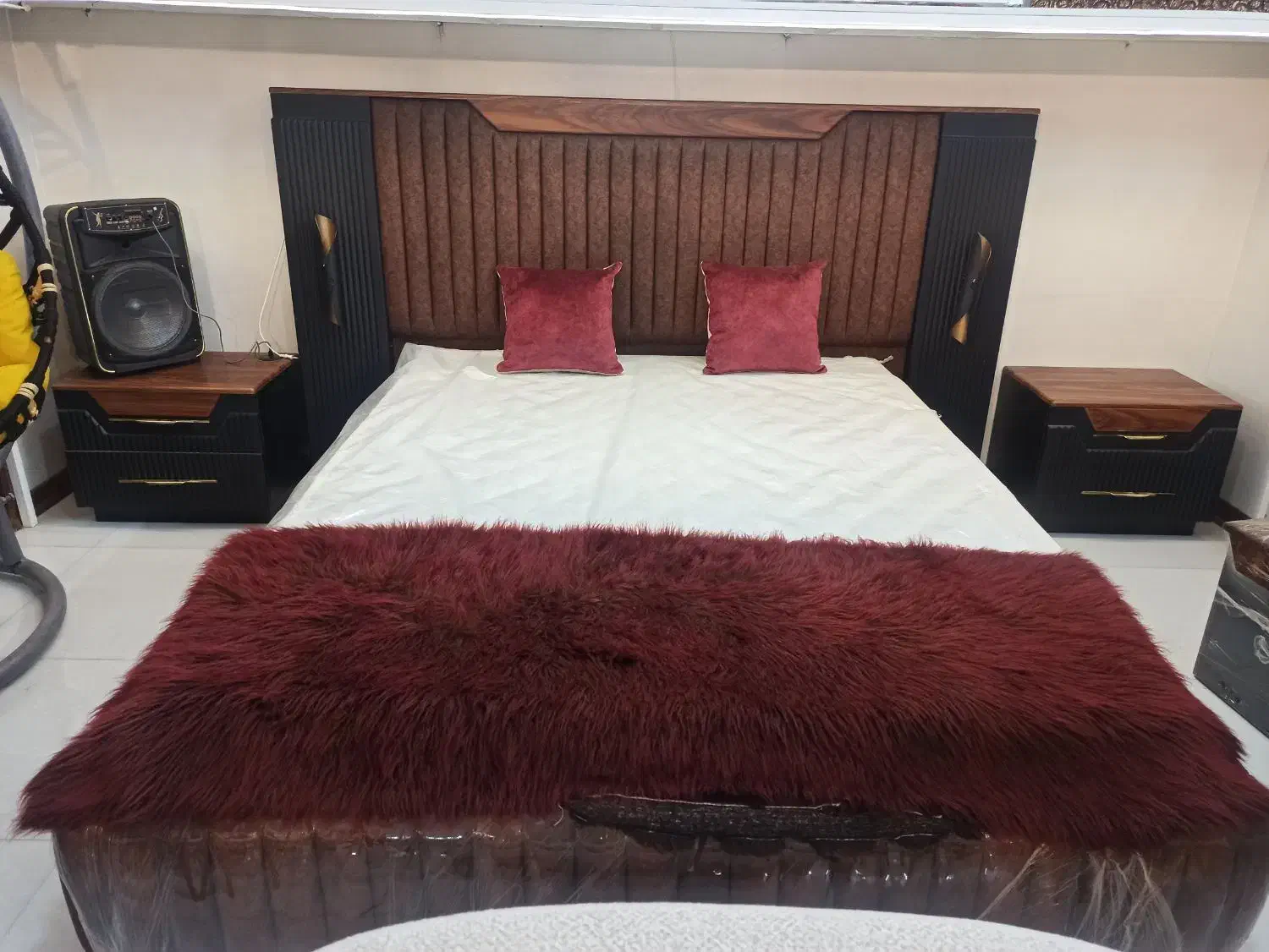 سرویس خواب 2نفره نو اکبند|تخت و سرویس خواب|کرج, بنیاد|دیوار