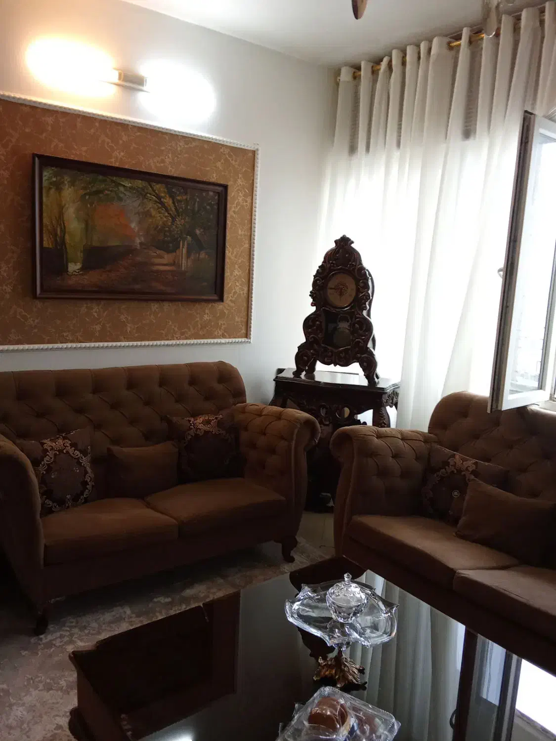 میزساعت چوبی|ساعت دیواری و تزئینی|گلبهار, شهر جدید گلبهار|دیوار