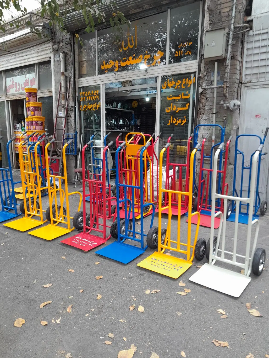 دو چرخ ترولی دستی گاری تاشو بار حمل تاشو (۳ پله)|ابزارآلات|تهران, امین حضور|دیوار