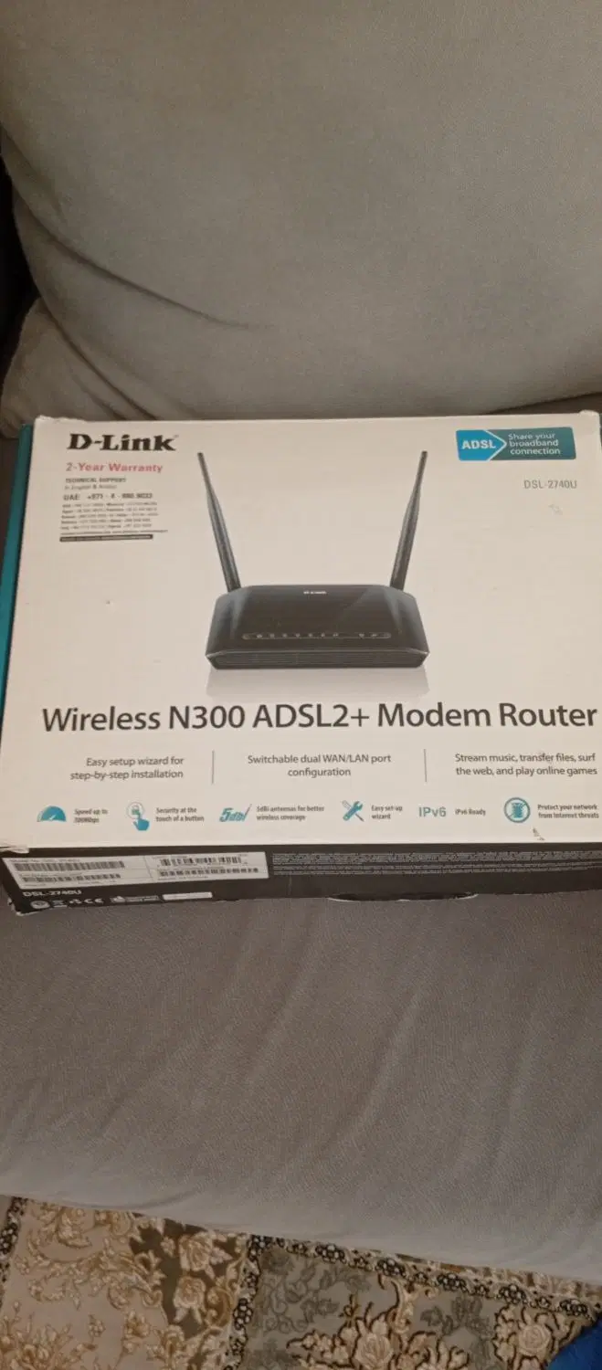 مودم ADSL2+ / D-Link / در حد نو|مودم و تجهیزات شبکه|تهران, جنتآباد جنوبی|دیوار