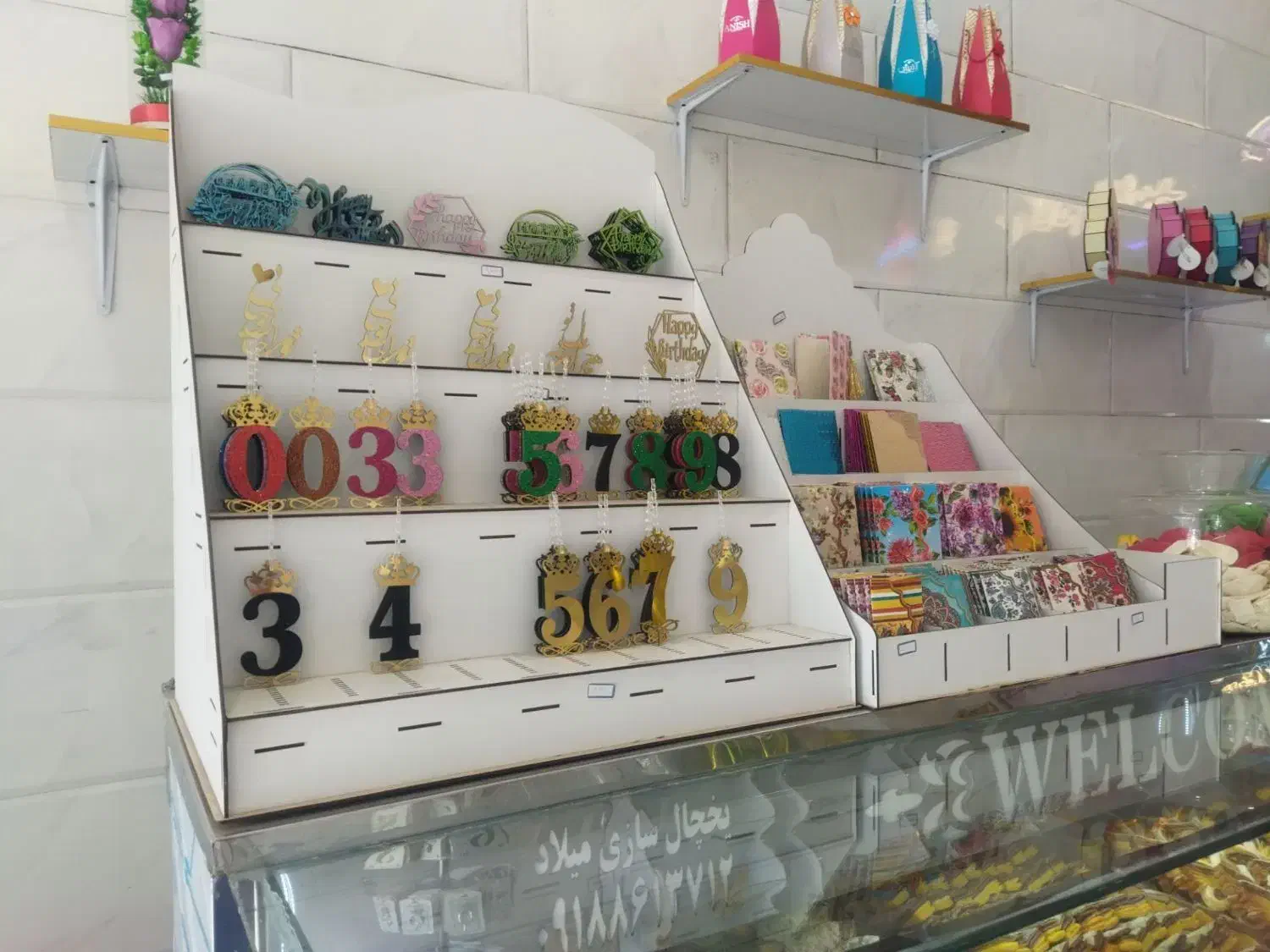 استند تاپر و شمع مخصوص قنادی ها|فروشگاه و مغازه|بروجرد, |دیوار