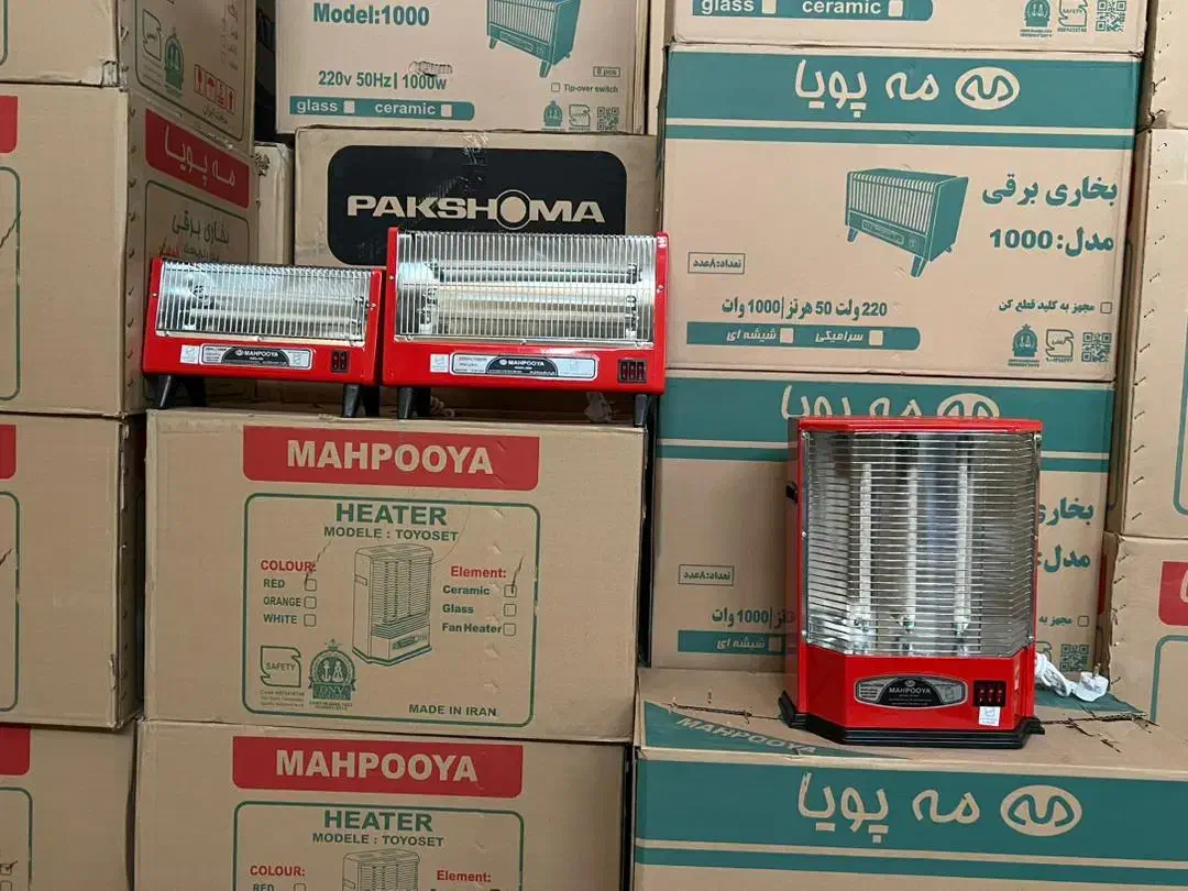 انواع بخاری نفتی هیتر برقی سولان برفاب مه پویا|بخاری، هیتر، شومینه|شیراز, میانرود|دیوار