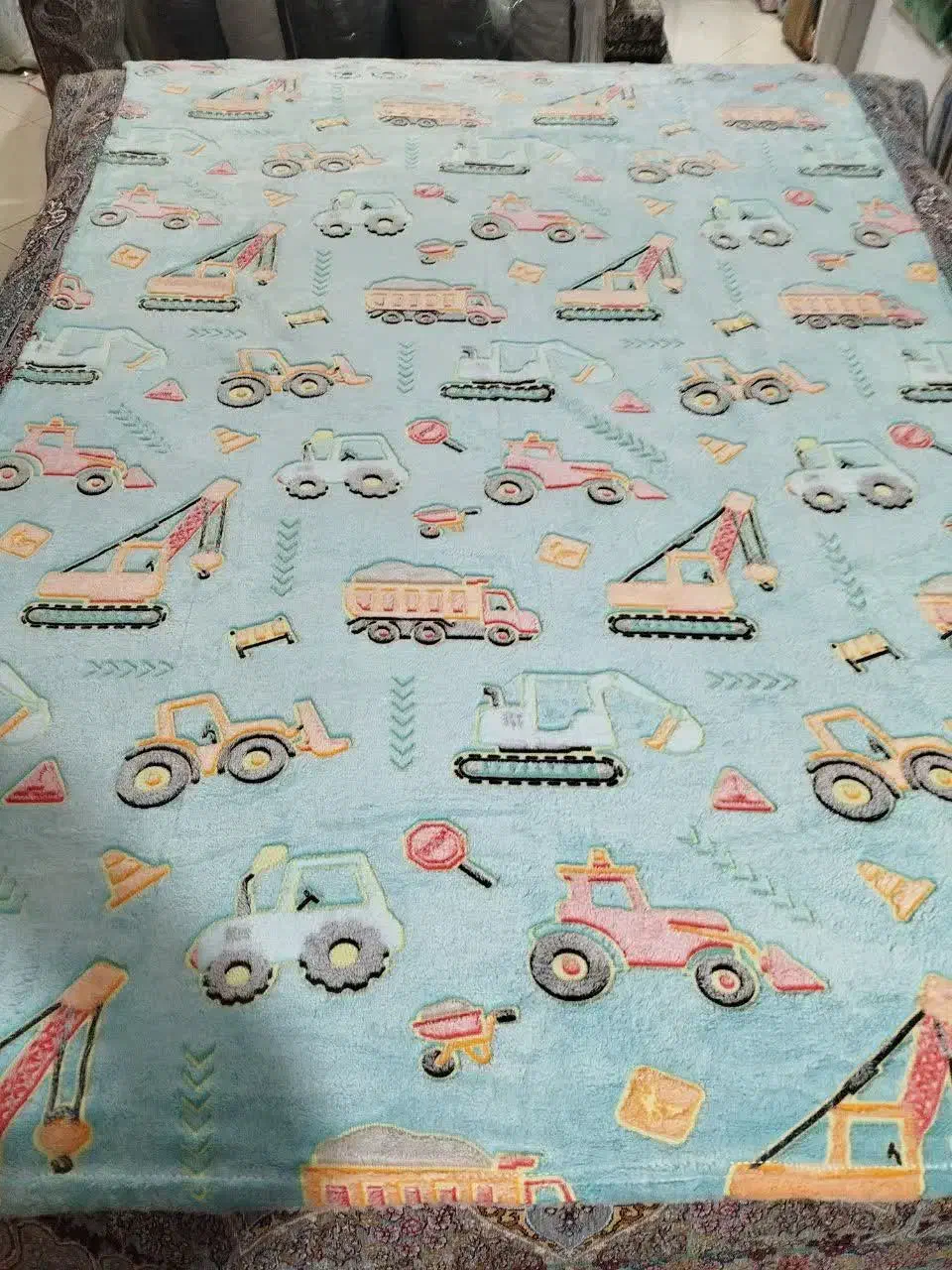 پتوی شب نمای ایرانی|رختخواب، بالش، پتو|بیرجند, |دیوار