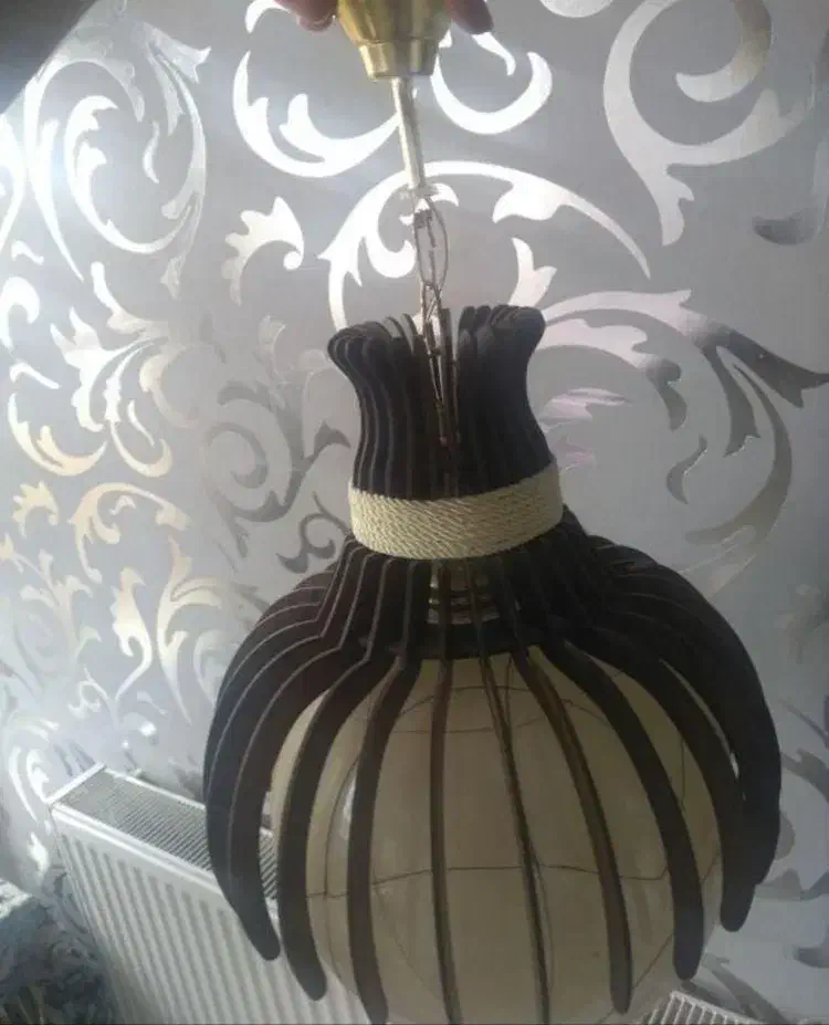 چراغ آویز|لوستر و چراغ آویز|آذرشهر, |دیوار