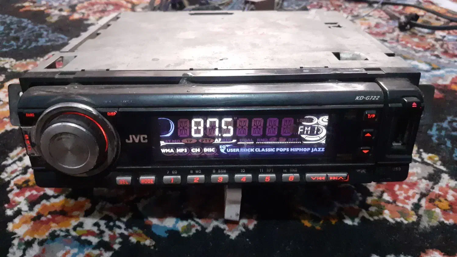 ضبط ماشین باند فلش خور پایونر JVC گاز سی ان جی CNG|قطعات یدکی و لوازم جانبی|اصفهان, لاله|دیوار