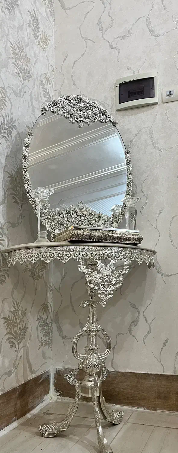 آینه شمعدان|آینه|رفسنجان, |دیوار