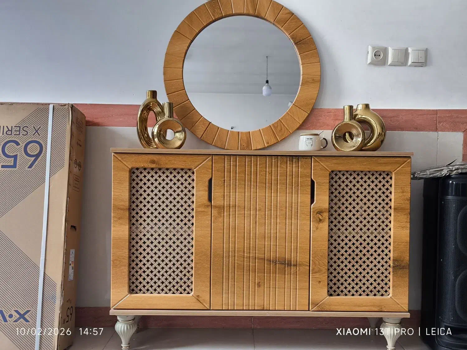 آینه کنسول|بوفه، ویترین، کنسول|کرمانشاه, |دیوار