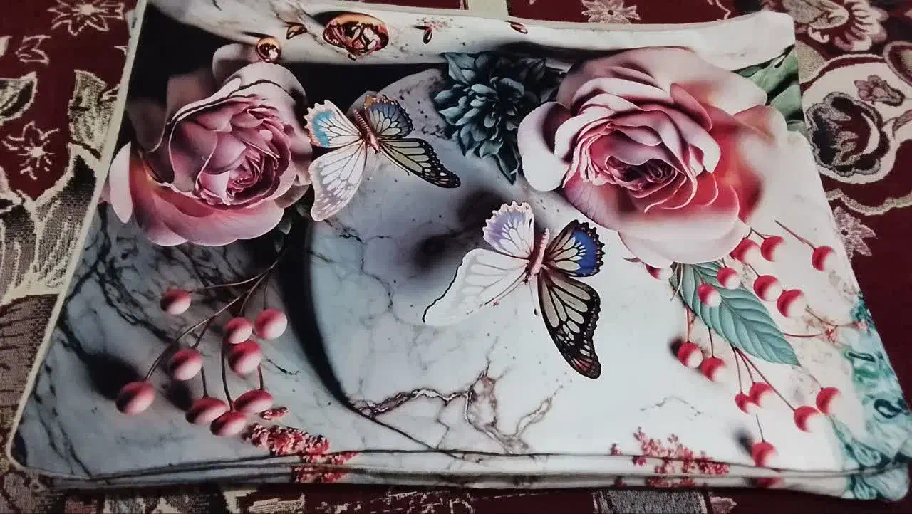 روبالشتی ۳بعدی جفتی ۱۹۰|رختخواب، بالش، پتو|میبد, |دیوار