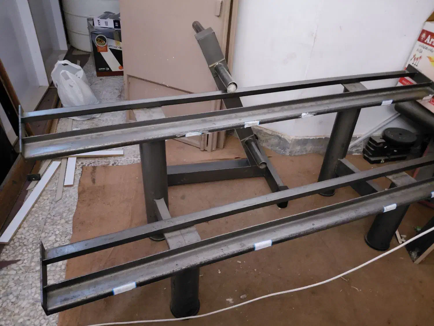 فروش رک دمبل و رک صفحه هالتر و جا میله هالتر|تجهیزات ورزشی|اصفهان, فجر|دیوار