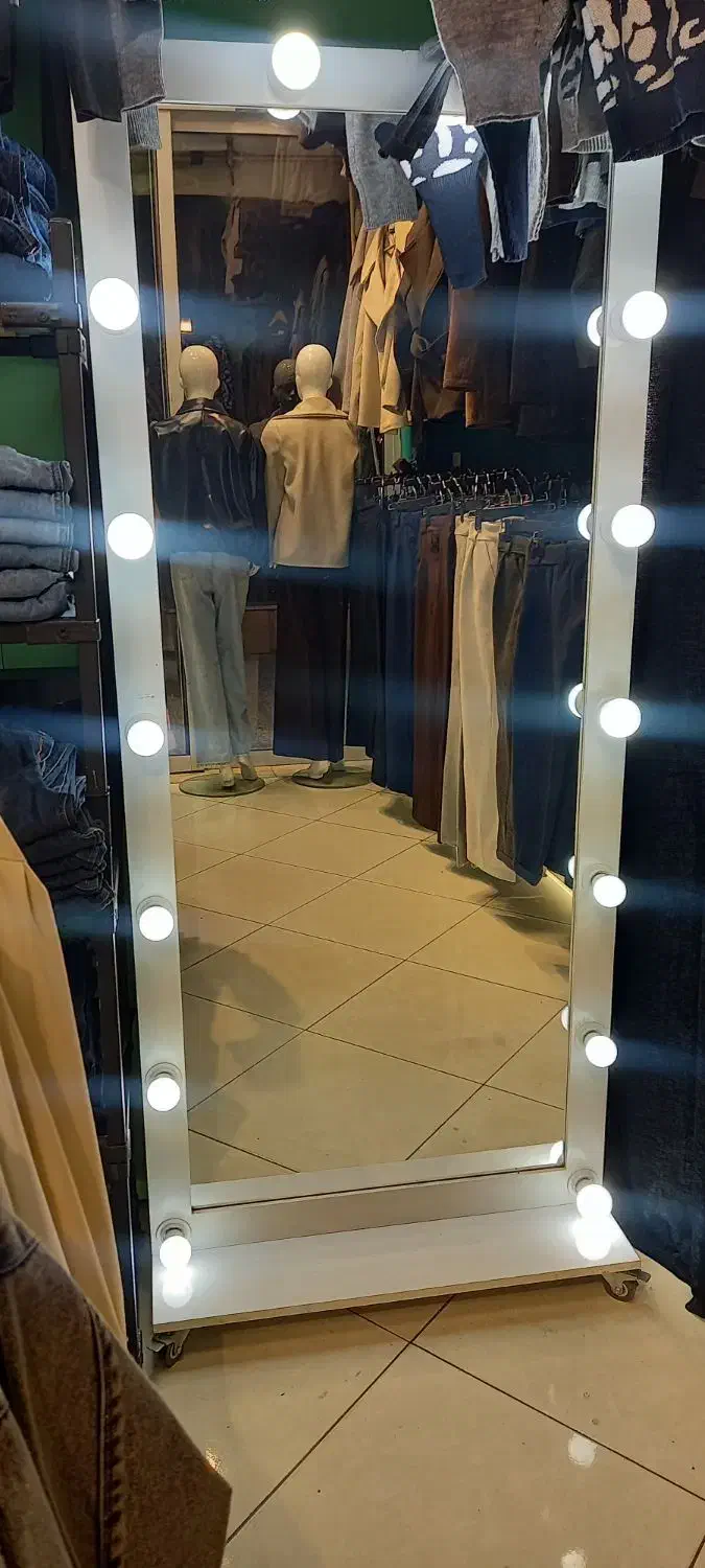 آینه قدی چراقدار|آینه|ری, شهید بهشتی|دیوار