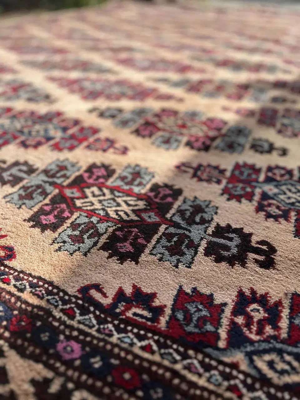 فرش ترکمنی|فرش|بندر ترکمن, |دیوار