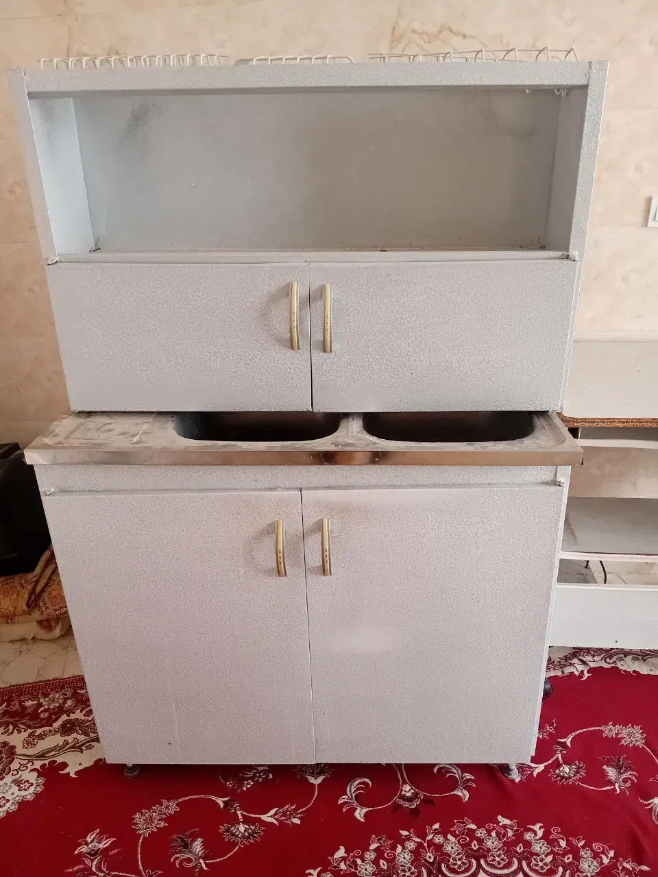 سینک دو لنگه ای و ابچکان در حد آک آک|مصالح و تجهیزات ساختمان|کرمانشاه, |دیوار