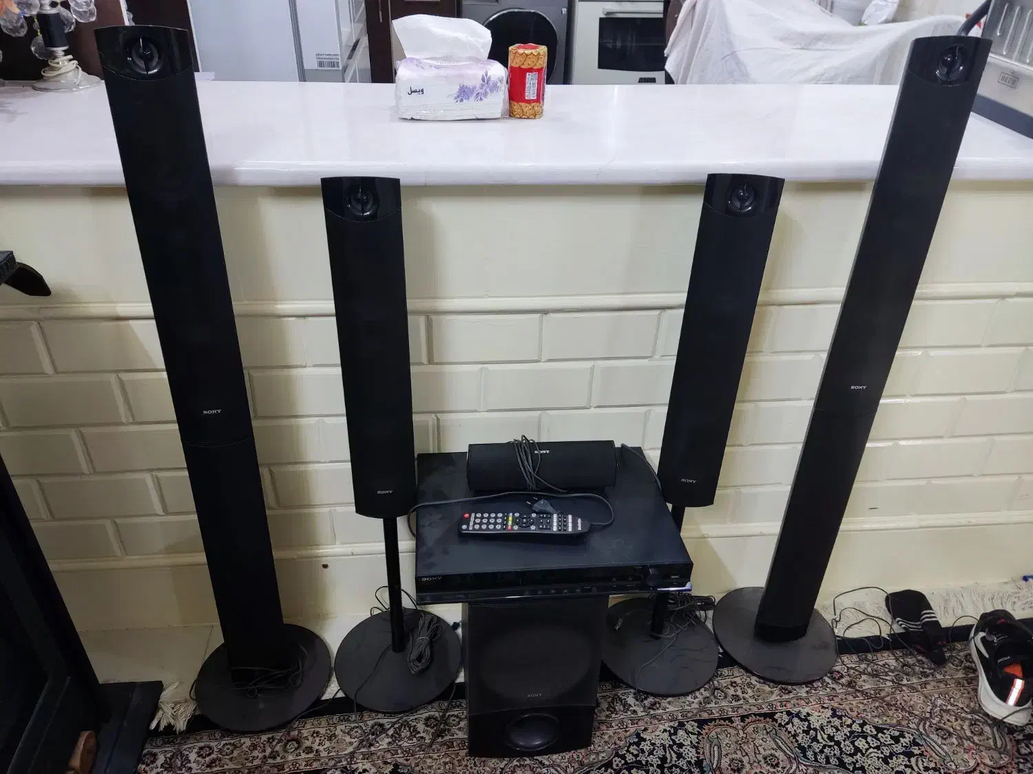 سیستم صوتی خانگی حرفه ای سونی نو نو|سیستم صوتی خانگی|قم, باجک سه|دیوار