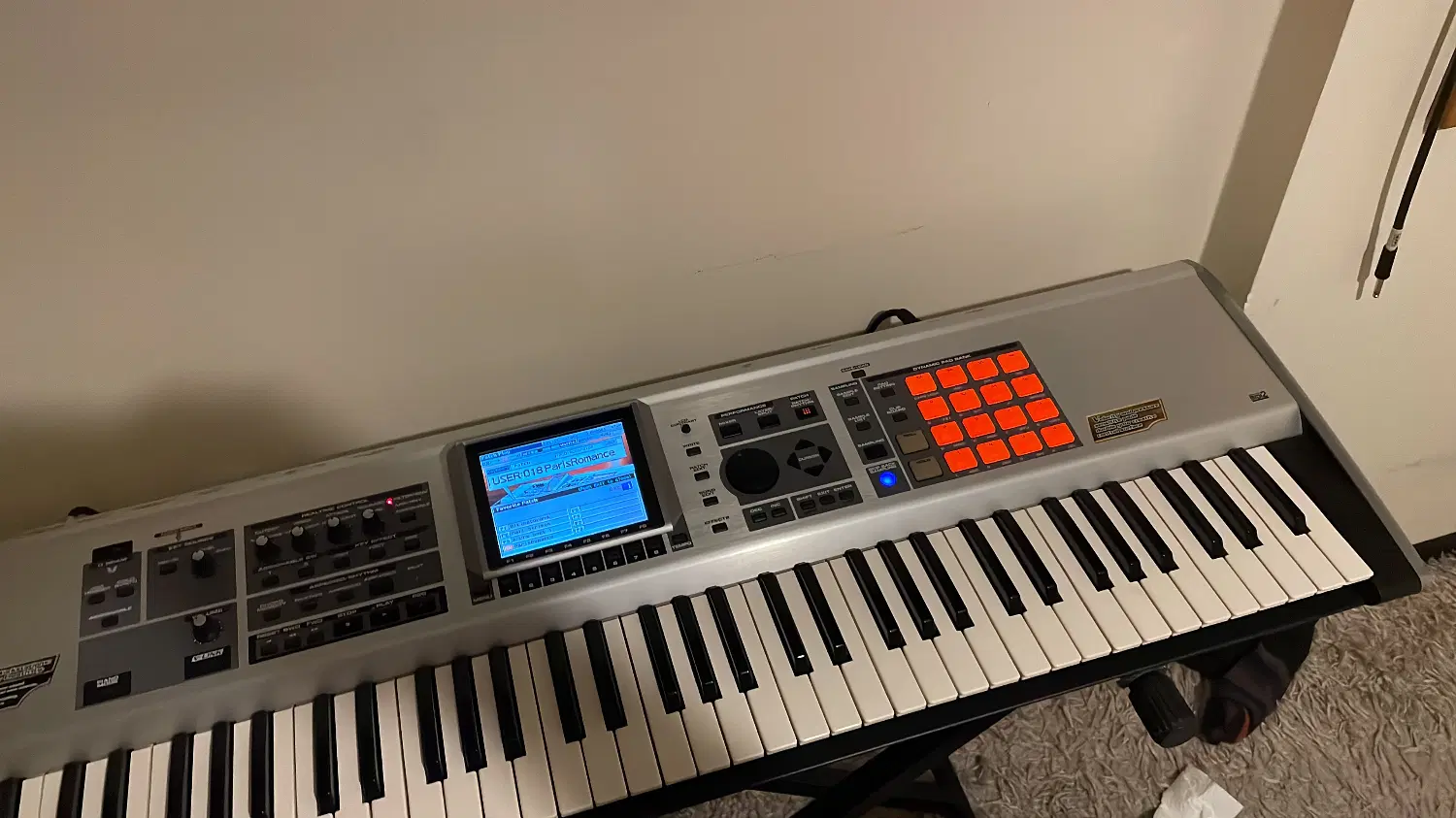 Roland fantom x7|پیانو، کیبورد، آکاردئون|تهران, گلستان (شهرک راه آهن)|دیوار