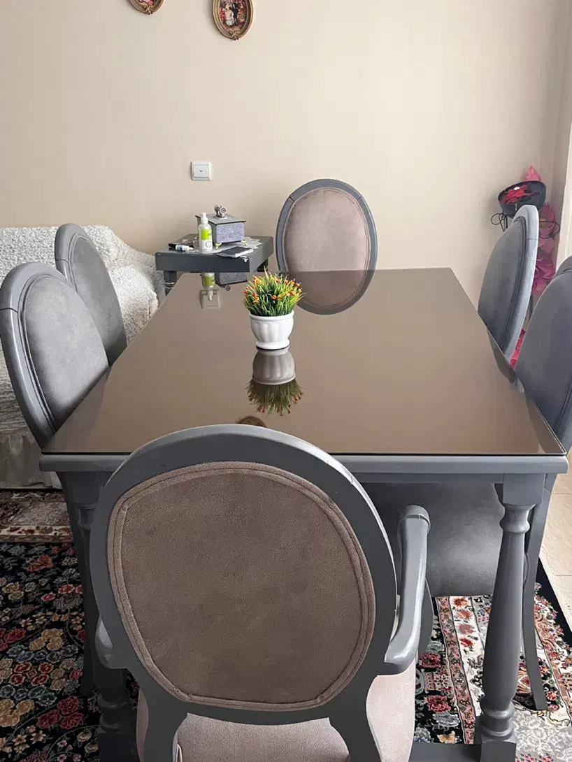 میز نهارخوری ۶ نفره|میز و صندلی غذاخوری|محمدشهر, شهرک پیام (مهرالبرز)|دیوار