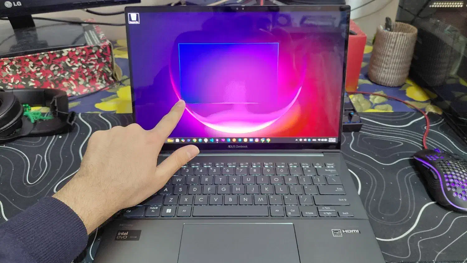 لپتاپ zenbook q415ma|رایانه همراه|قم, پردیسان|دیوار