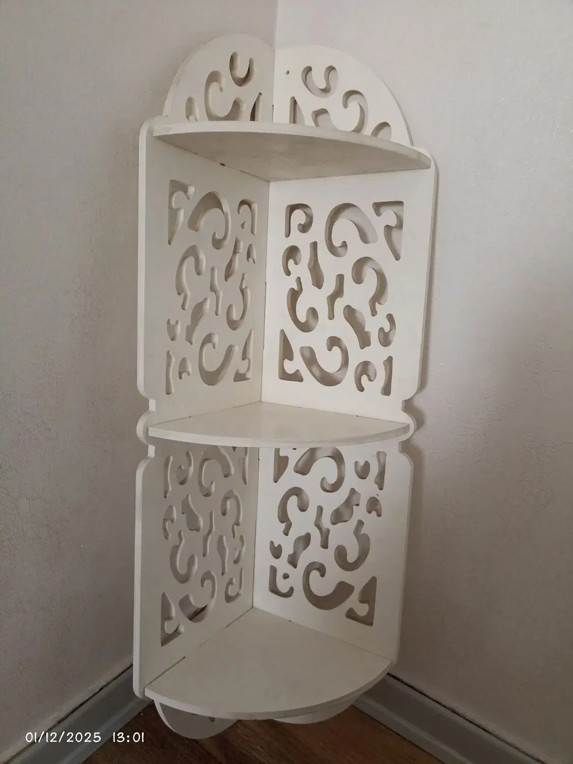 شلف پی وی سی کنجی|کتابخانه، شلف، قفسههای دیواری|اسلامشهر, شهرک مصطفی خمینی|دیوار