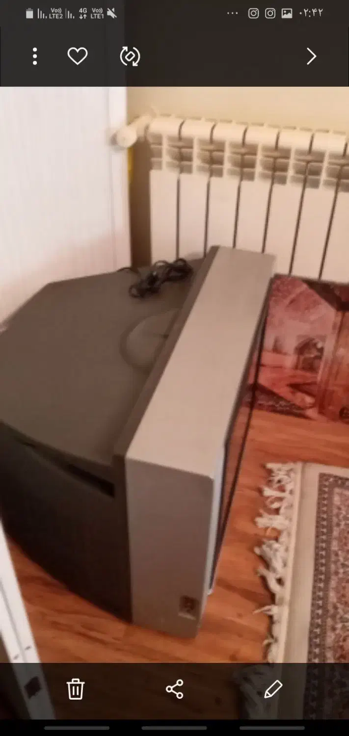 تلویزیون ۲۱ اینچ کره ای سامسونگ|تلویزیون و پروژکتور|تهران, مهران|دیوار