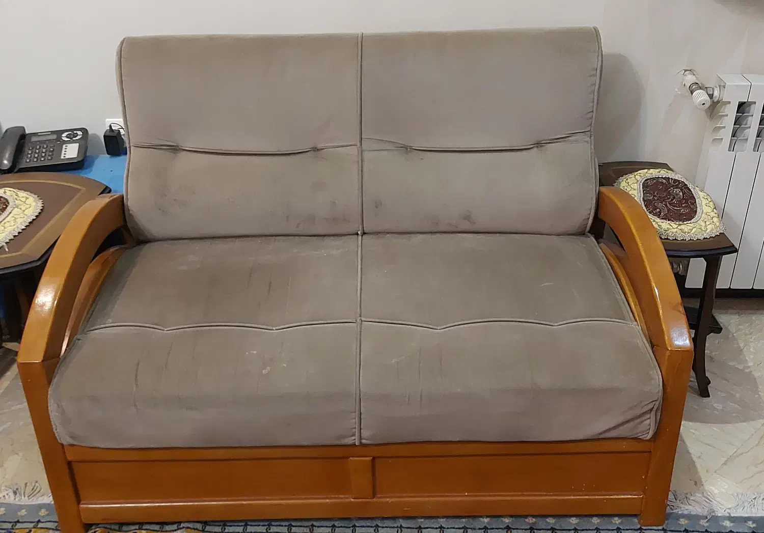 مبل راحتی اسکلت تمام چوب|مبلمان خانگی و میز عسلی|تهران, سردارجنگل|دیوار