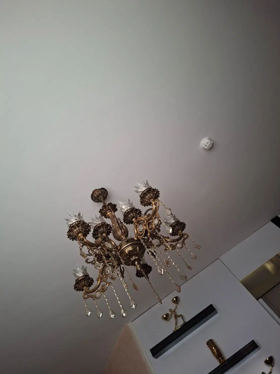 لوستر ۱۰ شاخه|لوستر و چراغ آویز|فولادشهر, مسکن مهر فولادشهر|دیوار