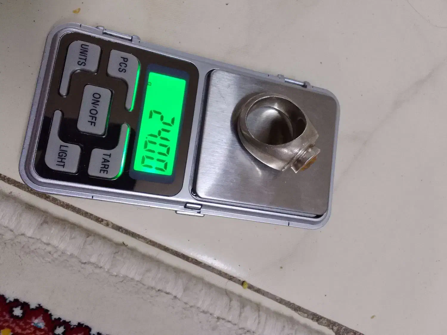 انگشتر نقره سیترین۲۴ گرم|جواهرات|تهران, آهنگ|دیوار