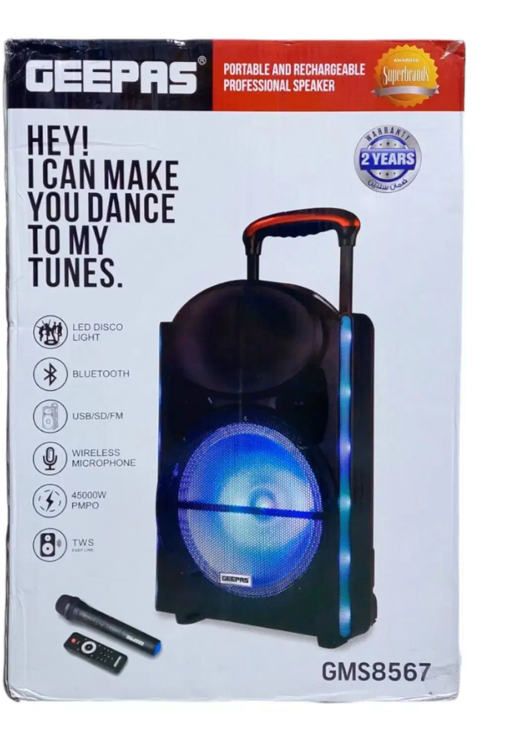 اسپیکر جیپاس 8567 شارژی و برقی فروشگاه آلفا|سیستم صوتی خانگی|کازرون, |دیوار