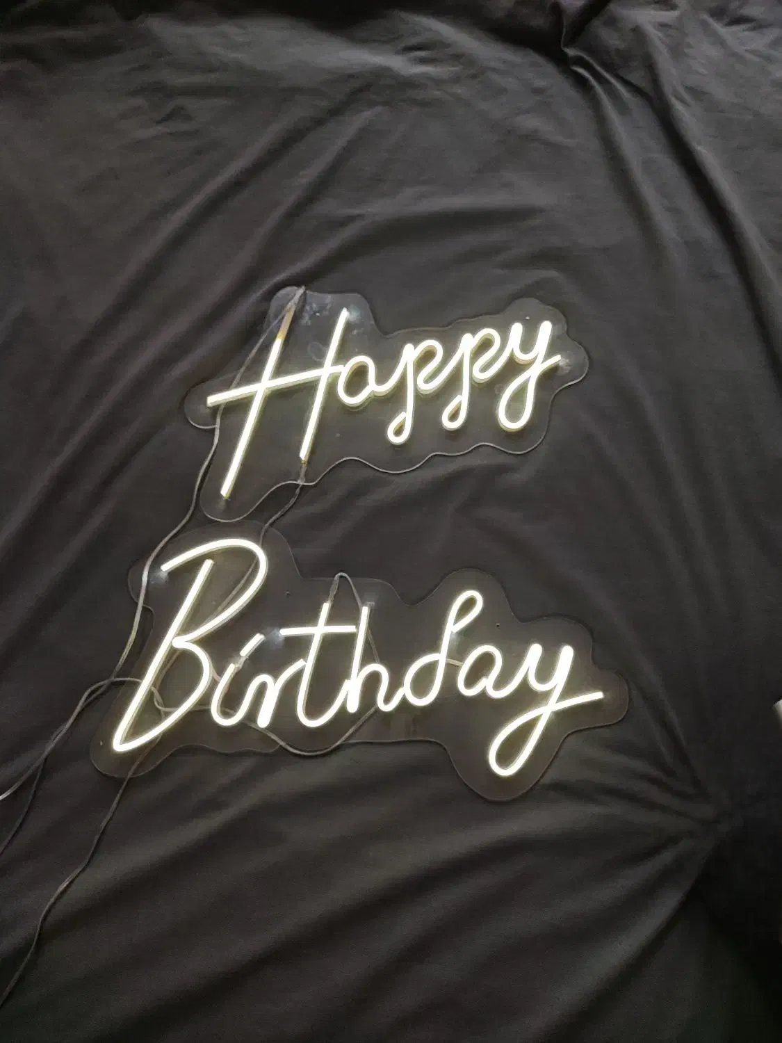 تابلو نئون هپی برتدی تولد|ریسه و چراغ تزئینی|تهران, تولید دارو|دیوار