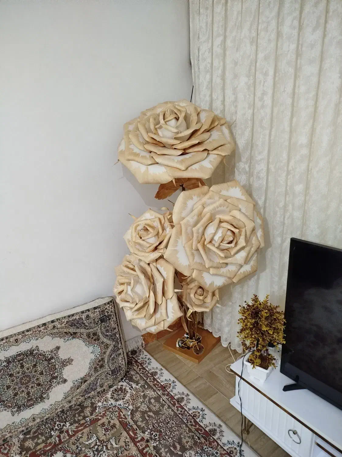 گل فوم بزرگ|گل مصنوعی|ایلام, |دیوار