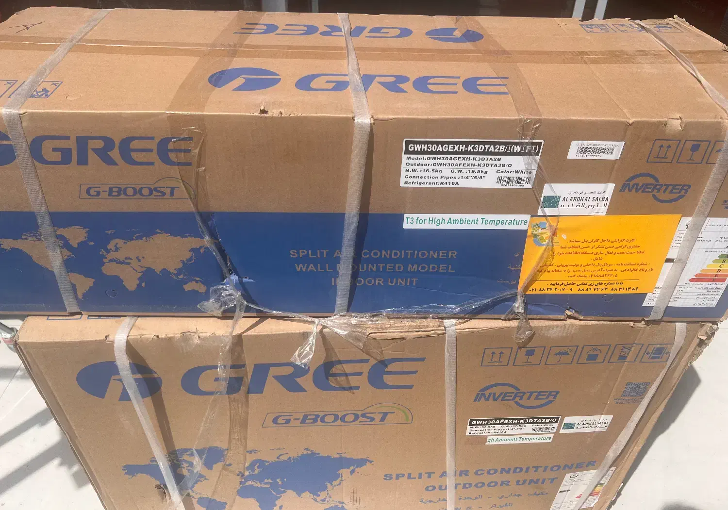 کولر گازی ۳۰۰۰۰ هزار اینورتر گری Gree|کولر گازی و فن‌کوئل|تهران, شیراز|دیوار