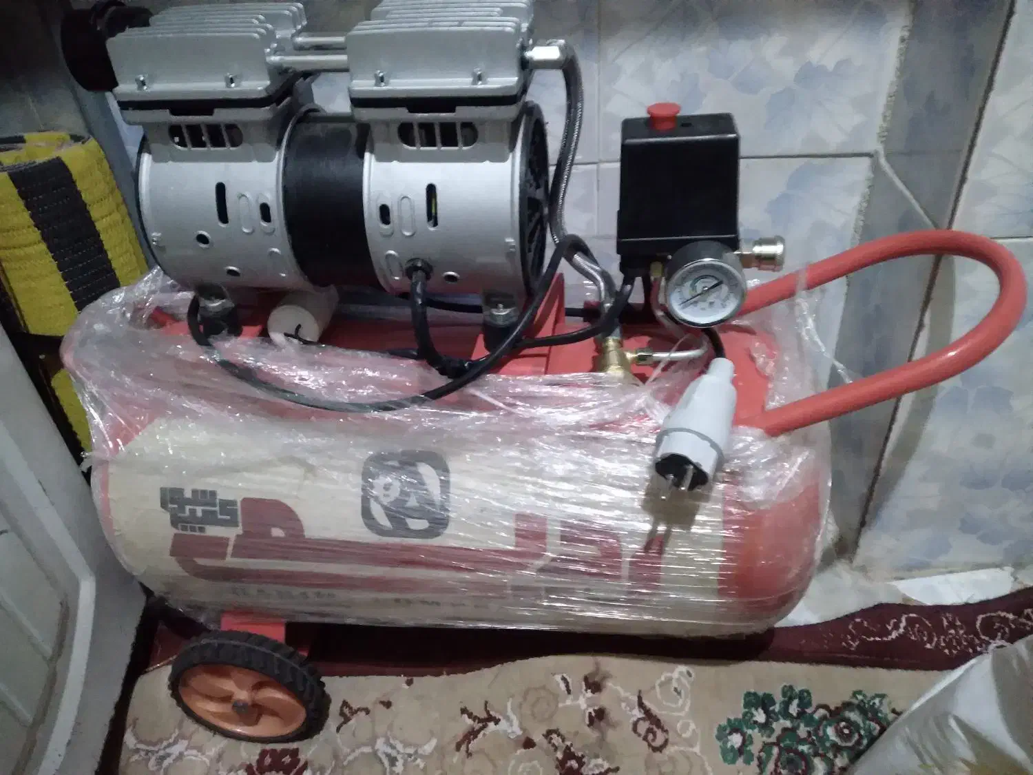 پمپ باد موتور بیصدا سیم پیچ مس نونو|ابزارآلات|قم, نیروگاه|دیوار