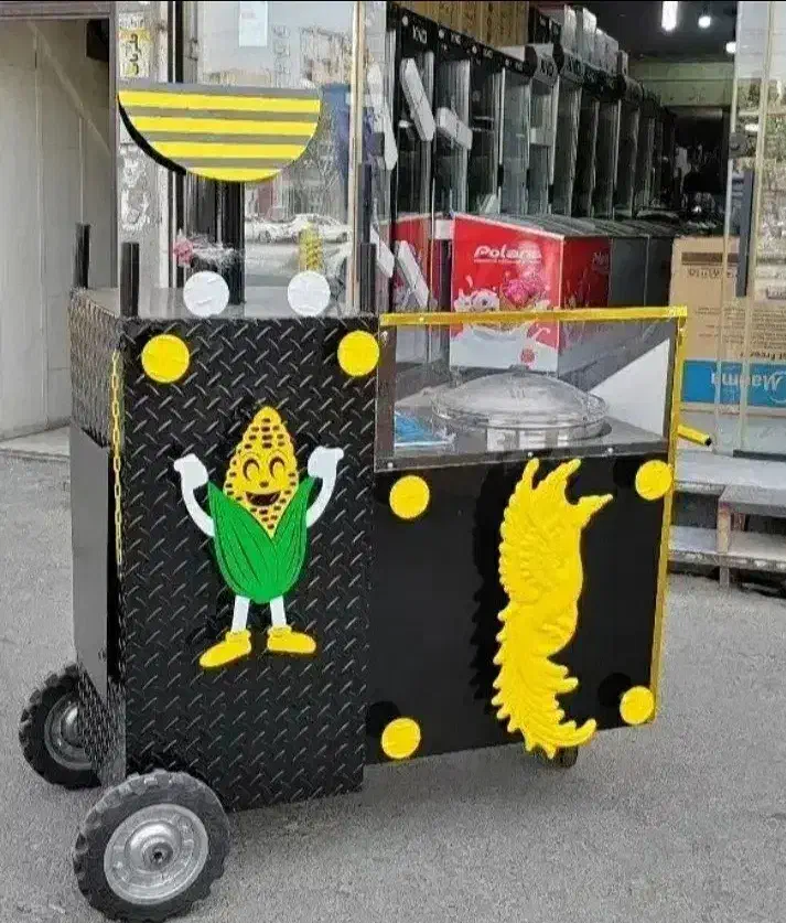 کاپ کورن گازی برقی ذرت مکزیکی چرخ بلال کد۷۸۹۹|کافی‌شاپ و رستوران|ماهدشت, |دیوار