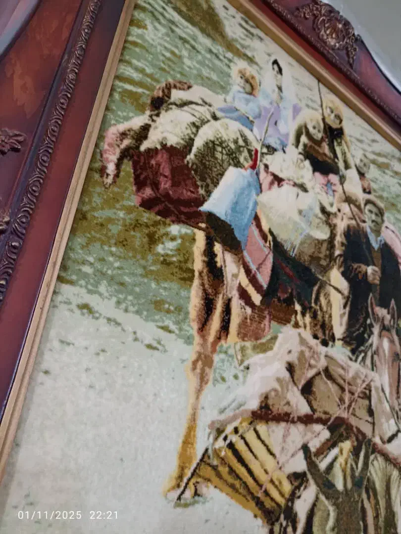 تابلو فرش ابریشمی|تابلو فرش|خرم‌آباد, |دیوار