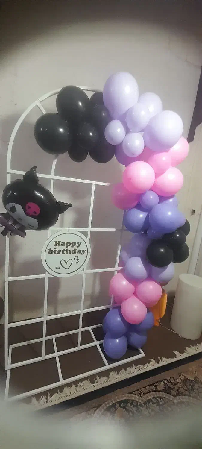 ریسه بادکنک تولد|صنایع دستی و سایر لوازم تزئینی|فلاورجان, |دیوار