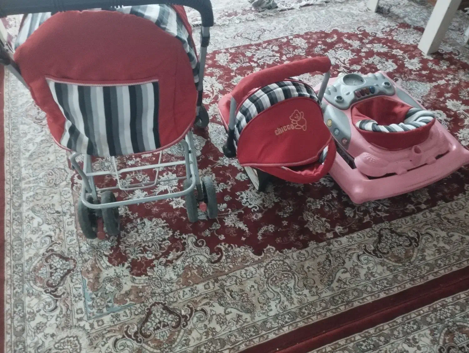 کالسکه با تمام لوازم کامل|کالسکه و لوازم جانبی|تهران, والفجر (افسریه)|دیوار