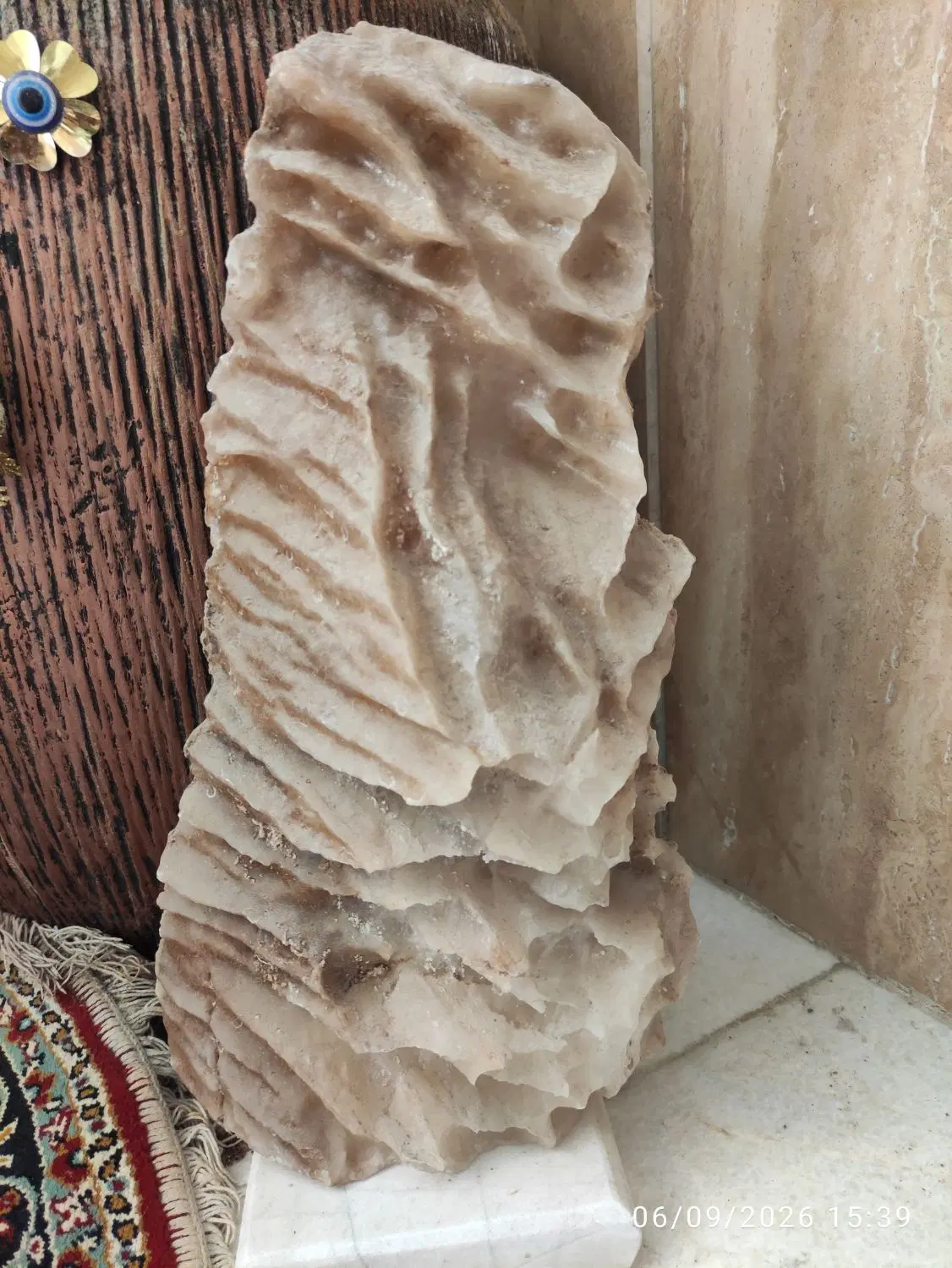سنگ نمک  صخره ای وسنگ نمک جا شمع دار|صنایع دستی و سایر لوازم تزئینی|تهران, ابوذر|دیوار