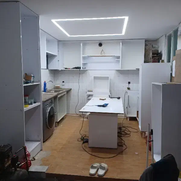 کابینت/دکوراسیون فروشگا/بازسازی ساختمان/ویترین/کمد|خدمات پیشه و مهارت|اندیشه, اندیشه فاز ۱|دیوار