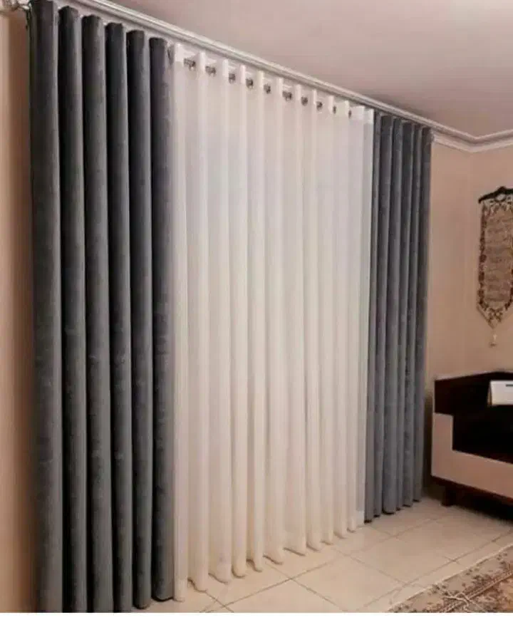 پرده مخمل پنل اماده تحویل فوری|پرده، رانر، رومیزی|تهران, عبدلآباد|دیوار