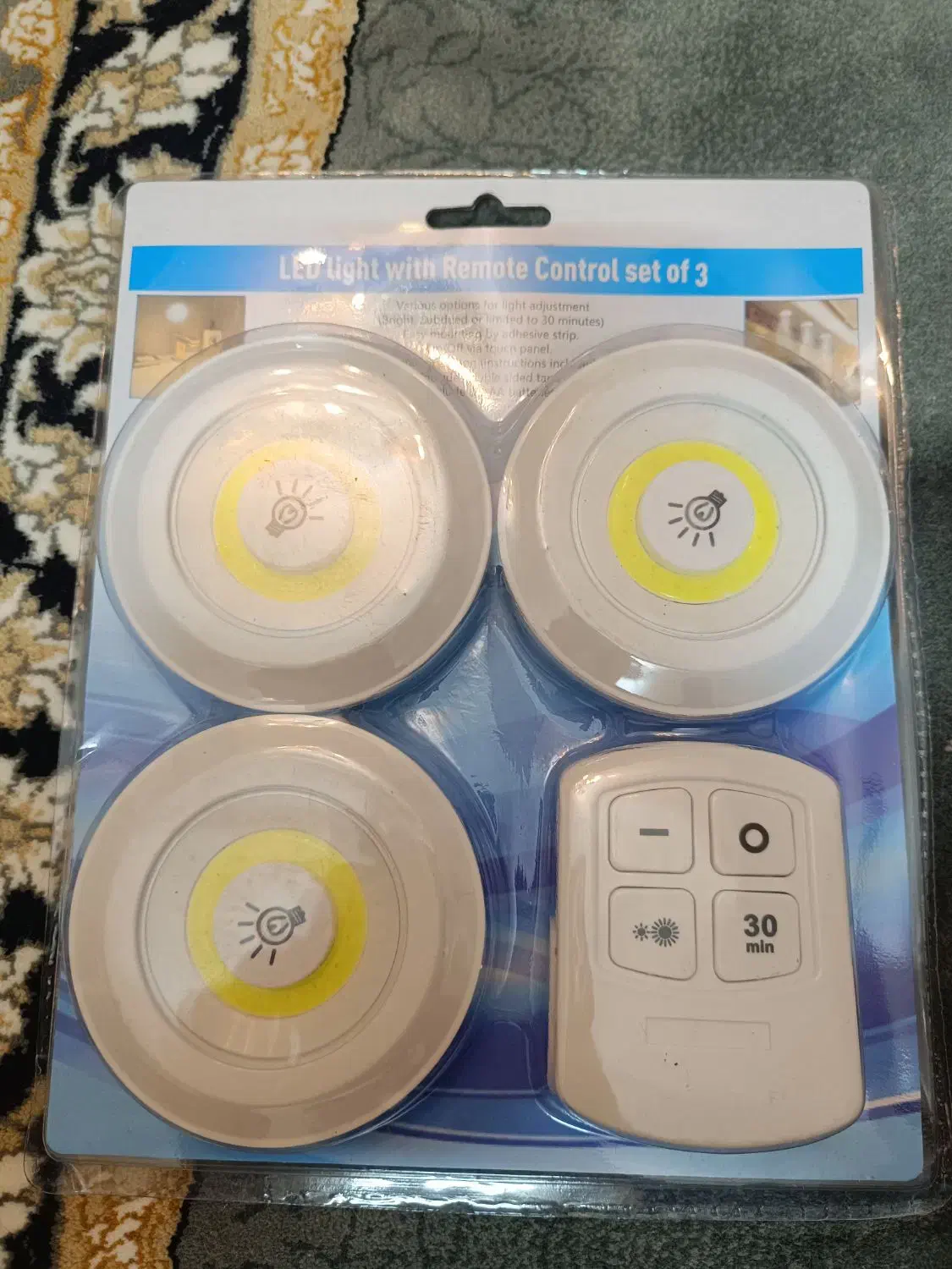 چراغ زیر کابینتی کنترل دار ۳ تایی نو|لامپ و چراغ|قوچان, |دیوار