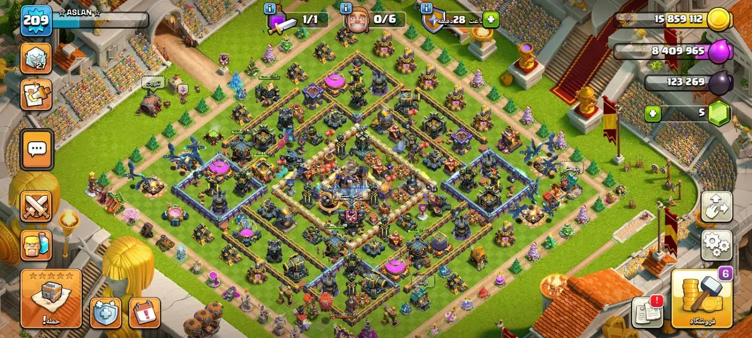 اکانت کلش اف کلنز|کنسول، بازی ویدئویی و آنلاین|تهران, ارامنه|دیوار